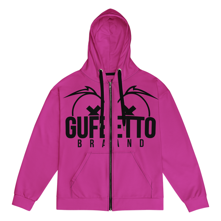 Felpa con cappuccio con zip unisex Uomo/Donna Gufetto Viola - Gufetto Brand 