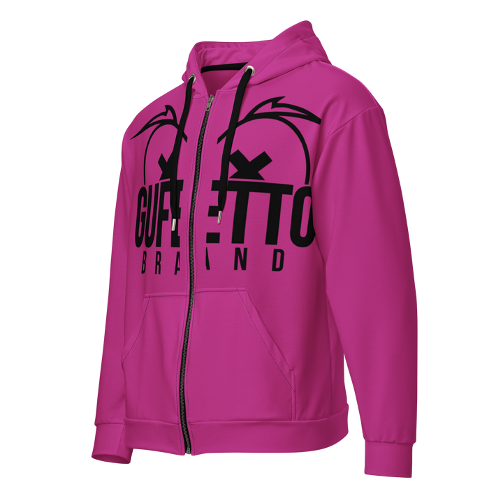 Felpa con cappuccio con zip unisex Uomo/Donna Gufetto Viola - Gufetto Brand 