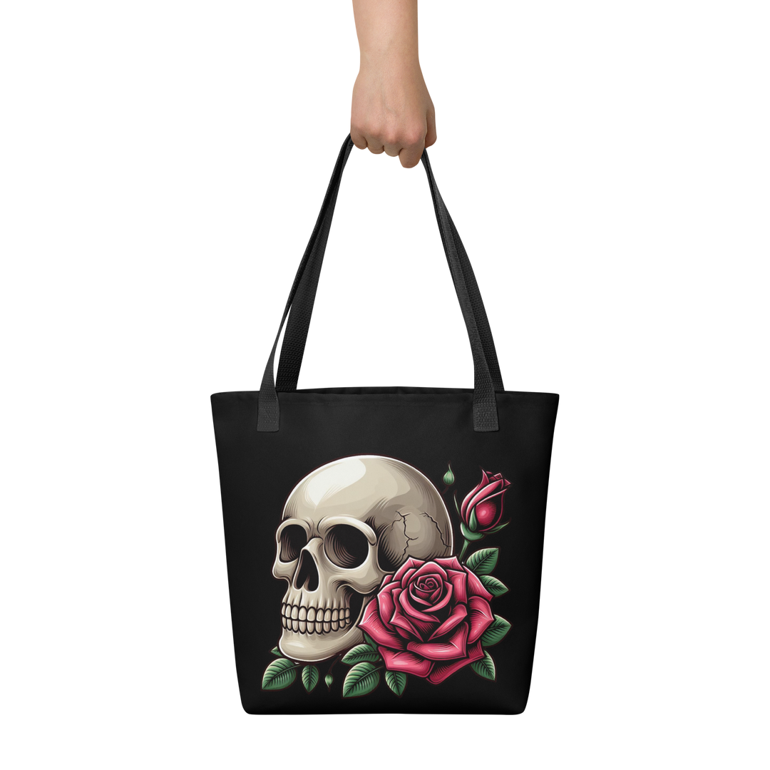 Shopping bag SKULL DARK - Gufetto Brand 