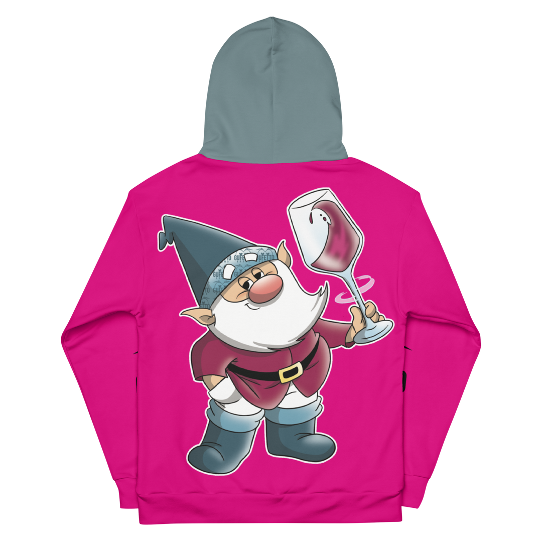 Felpa con cappuccio Unisex Uomo/Donna VINOLO - Gufetto Brand 