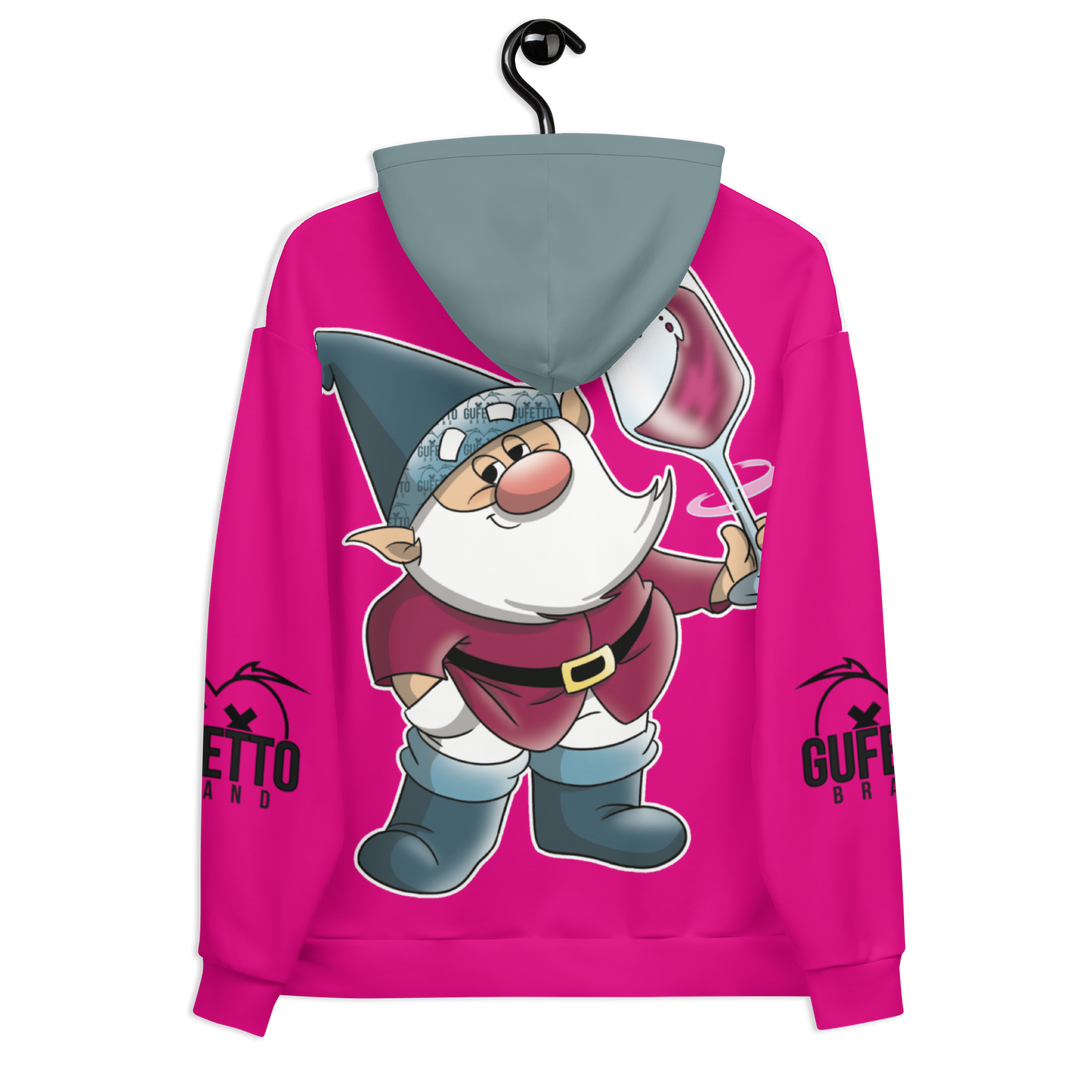 Felpa con cappuccio Unisex Uomo/Donna VINOLO - Gufetto Brand 