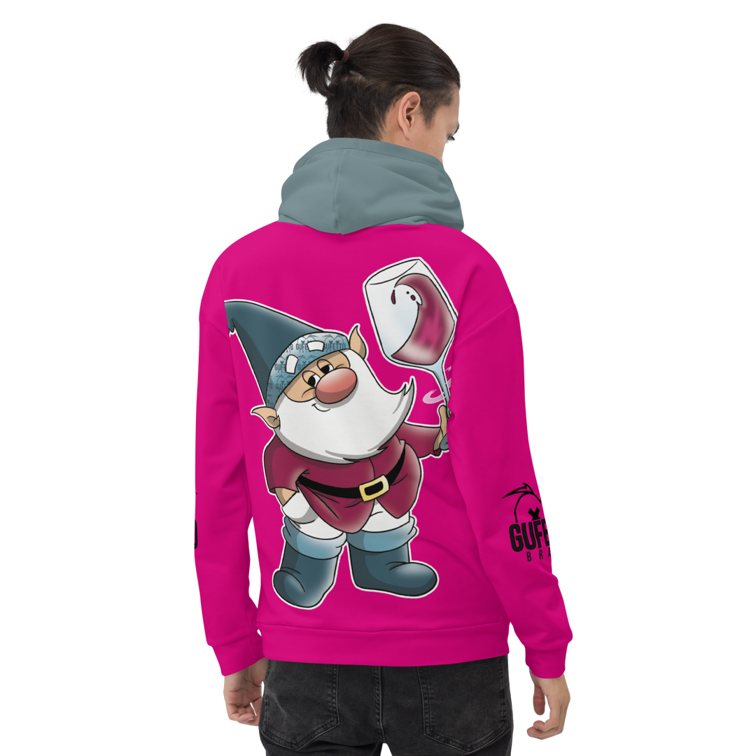 Felpa con cappuccio Unisex Uomo/Donna VINOLO - Gufetto Brand 