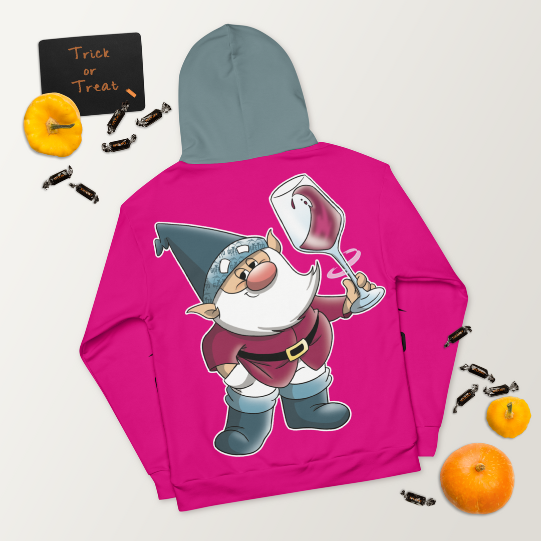Felpa con cappuccio Unisex Uomo/Donna VINOLO - Gufetto Brand 