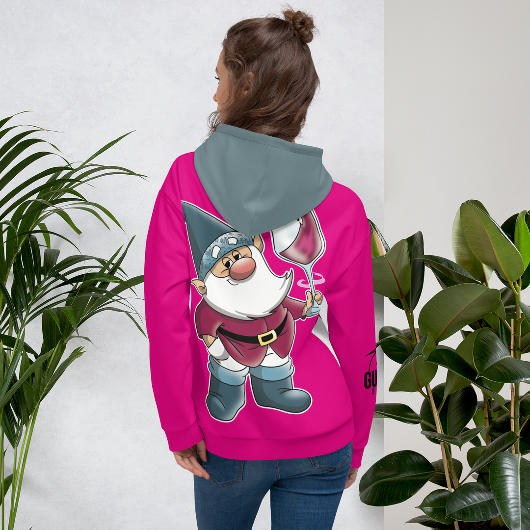 Felpa con cappuccio Unisex Uomo/Donna VINOLO - Gufetto Brand 
