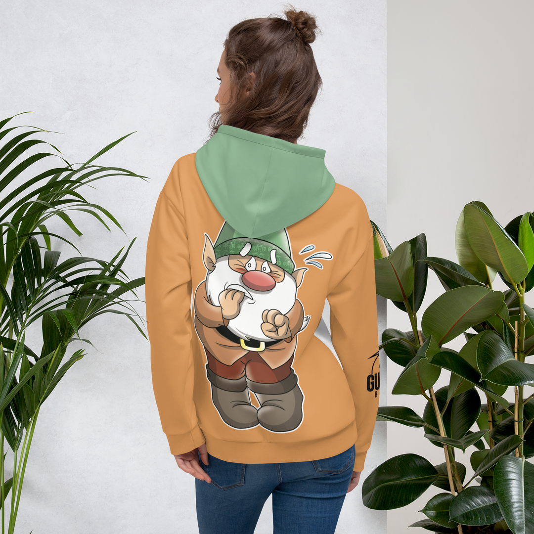 Felpa con cappuccio Unisex Uomo/Donna ANSIOLO TWO - Gufetto Brand 