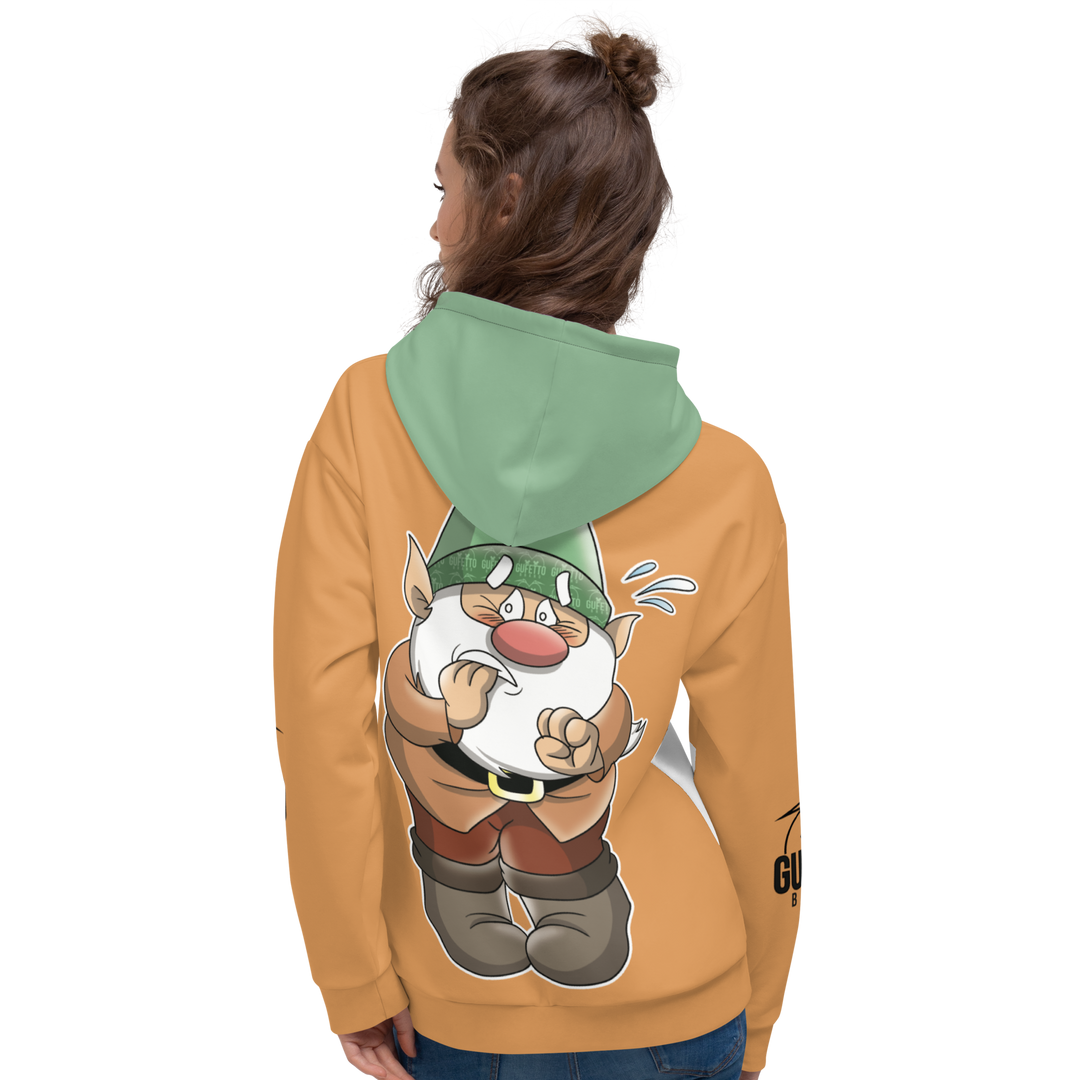 Felpa con cappuccio Unisex Uomo/Donna ANSIOLO TWO - Gufetto Brand 