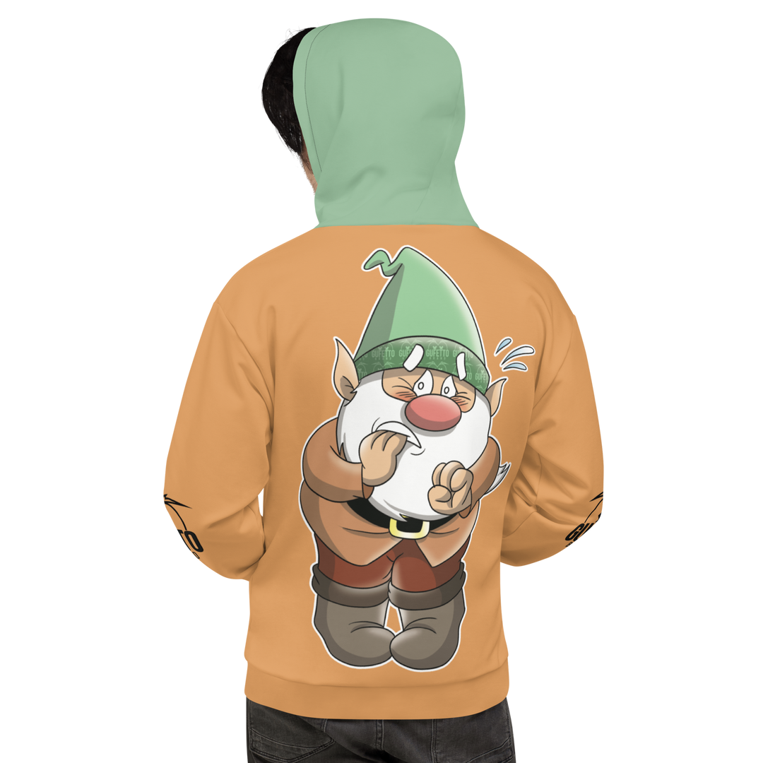 Felpa con cappuccio Unisex Uomo/Donna ANSIOLO TWO - Gufetto Brand 