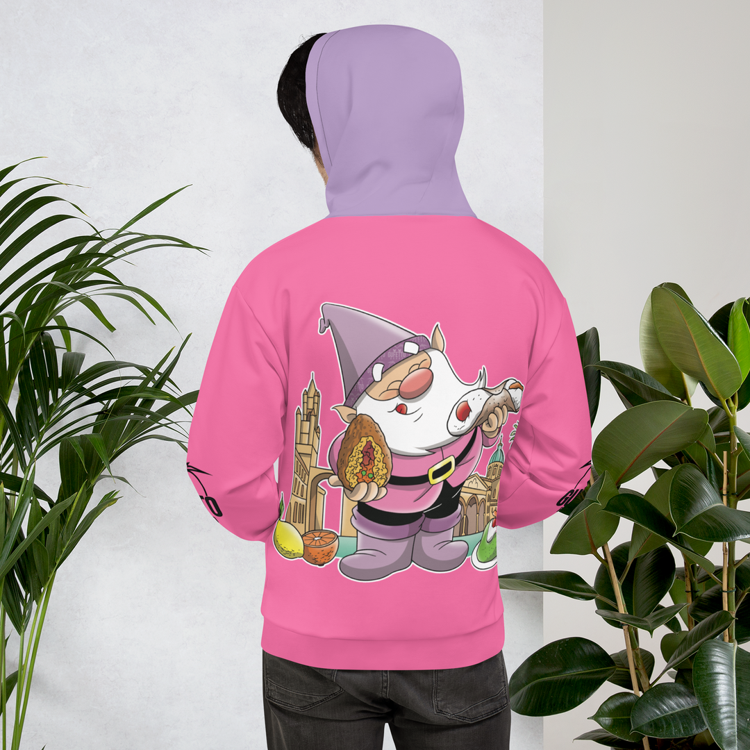 Felpa con cappuccio Unisex Uomo/Donna PALERMOLO - Gufetto Brand 