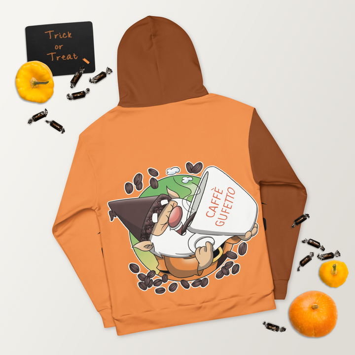 Felpa con cappuccio Uomo/Donna CAFFEOLO 2 - Gufetto Brand 