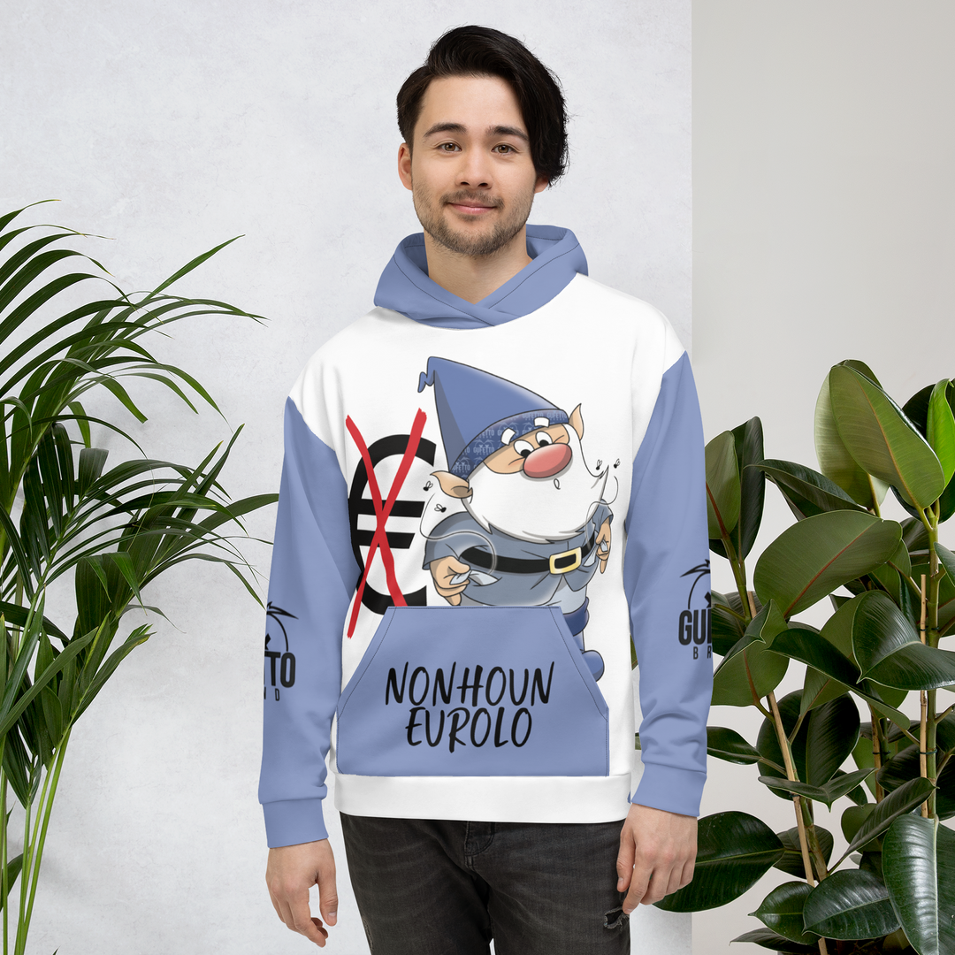 Felpa con cappuccio Uomo/Donna NONHOUNEUROLO - Gufetto Brand 
