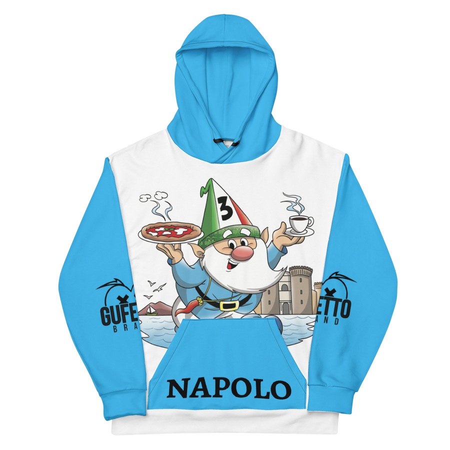 Felpa con cappuccio Uomo/Donna NAPOLO - Gufetto Brand 