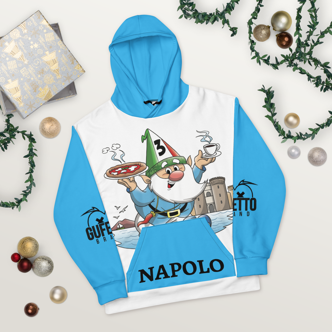 Felpa con cappuccio Uomo/Donna NAPOLO - Gufetto Brand 