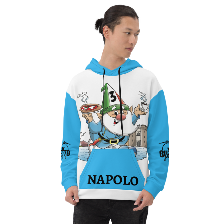 Felpa con cappuccio Uomo/Donna NAPOLO - Gufetto Brand 