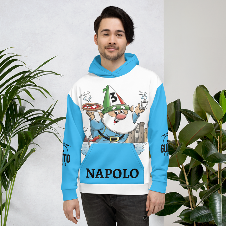 Felpa con cappuccio Uomo/Donna NAPOLO - Gufetto Brand 