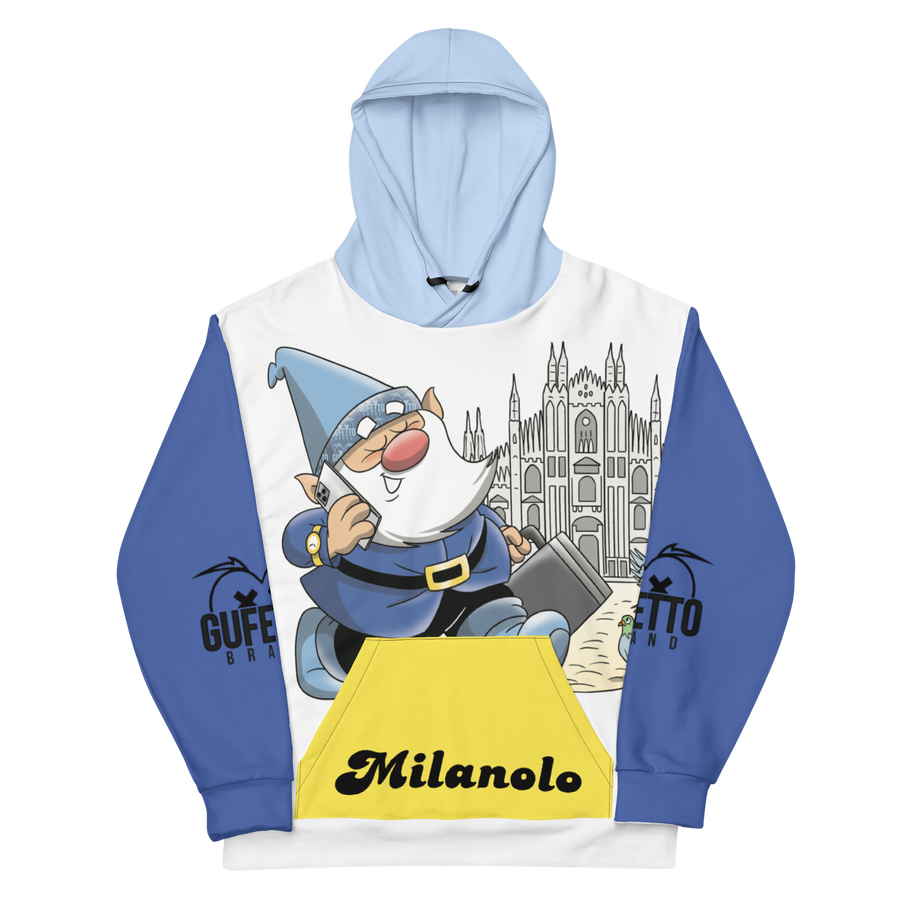 Felpa con cappuccio Uomo/Donna MILANOLO - Gufetto Brand 