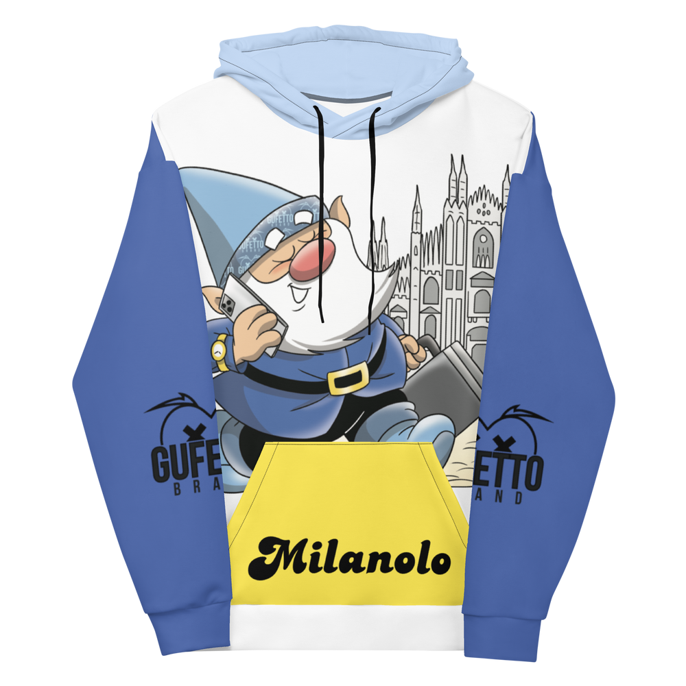Felpa con cappuccio Uomo/Donna MILANOLO - Gufetto Brand 