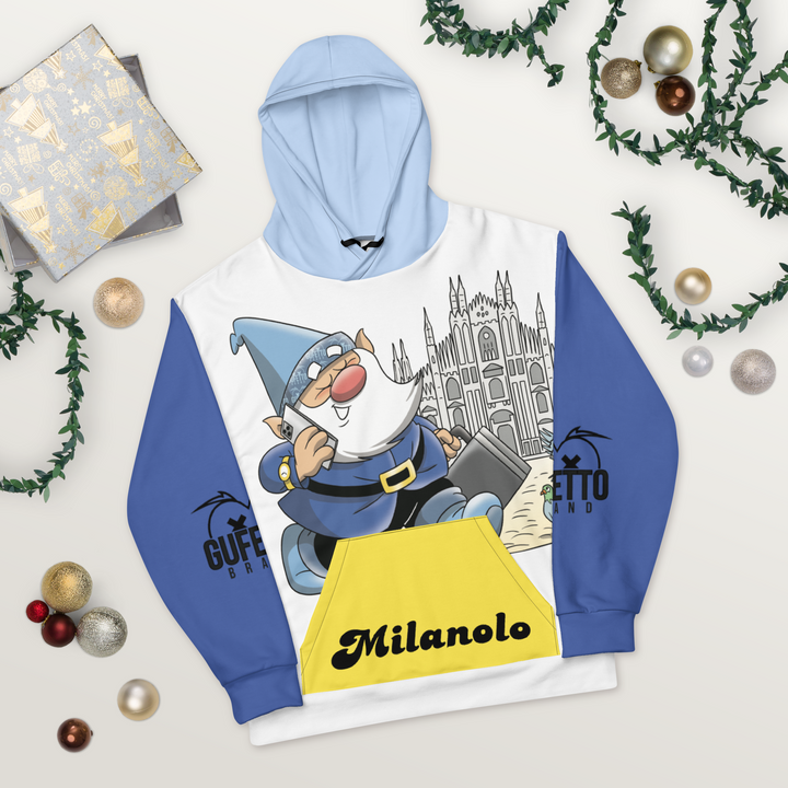 Felpa con cappuccio Uomo/Donna MILANOLO - Gufetto Brand 