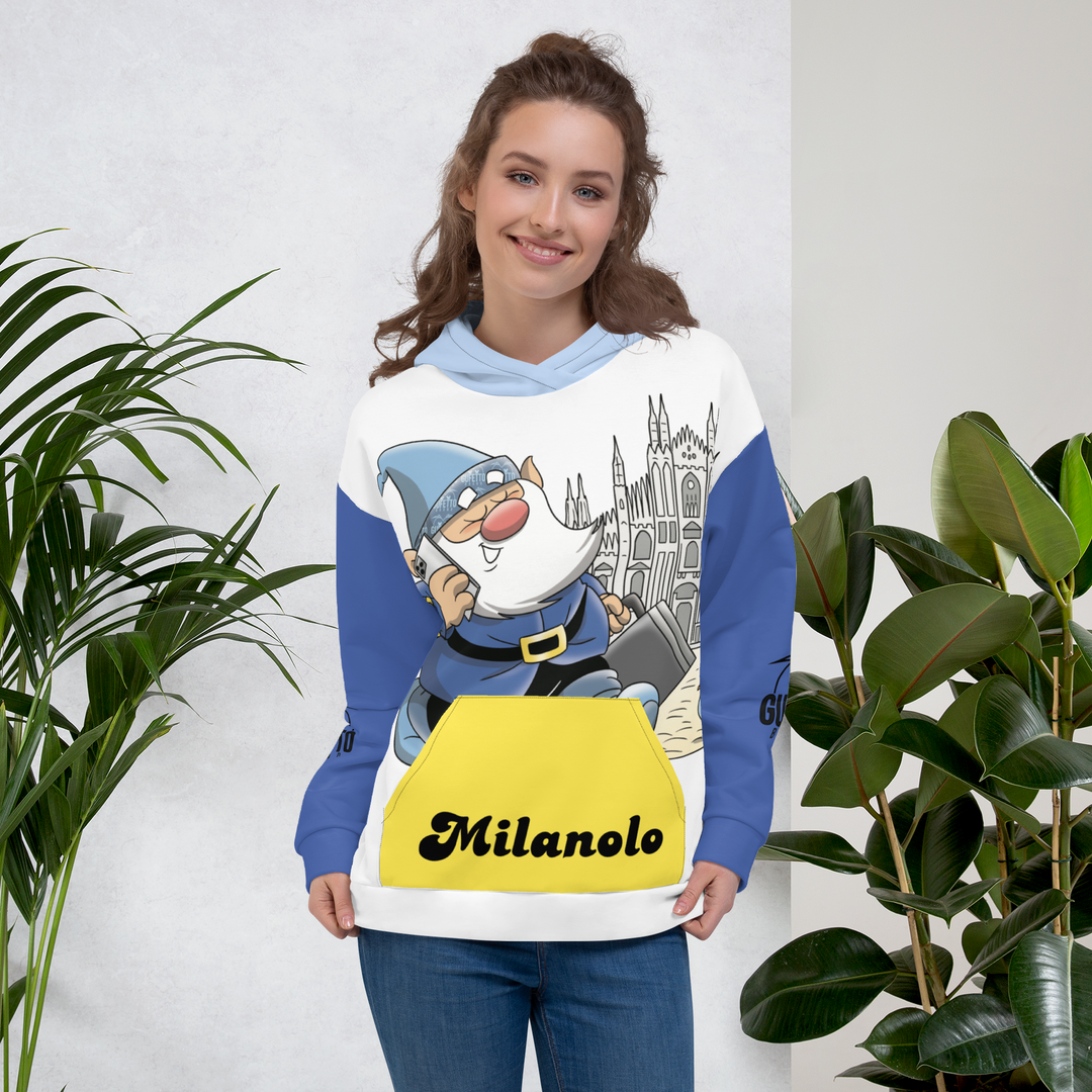 Felpa con cappuccio Uomo/Donna MILANOLO - Gufetto Brand 
