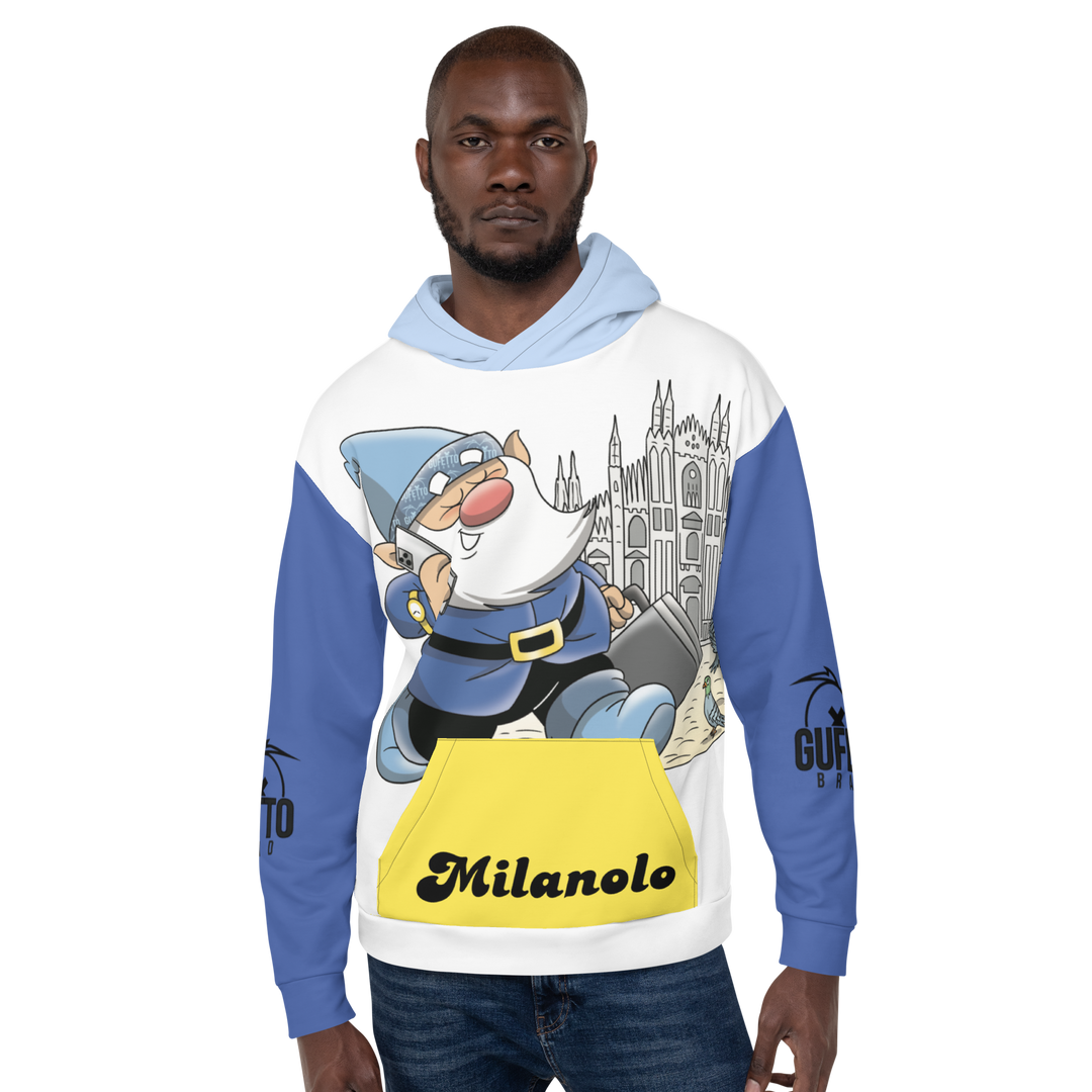 Felpa con cappuccio Uomo/Donna MILANOLO - Gufetto Brand 