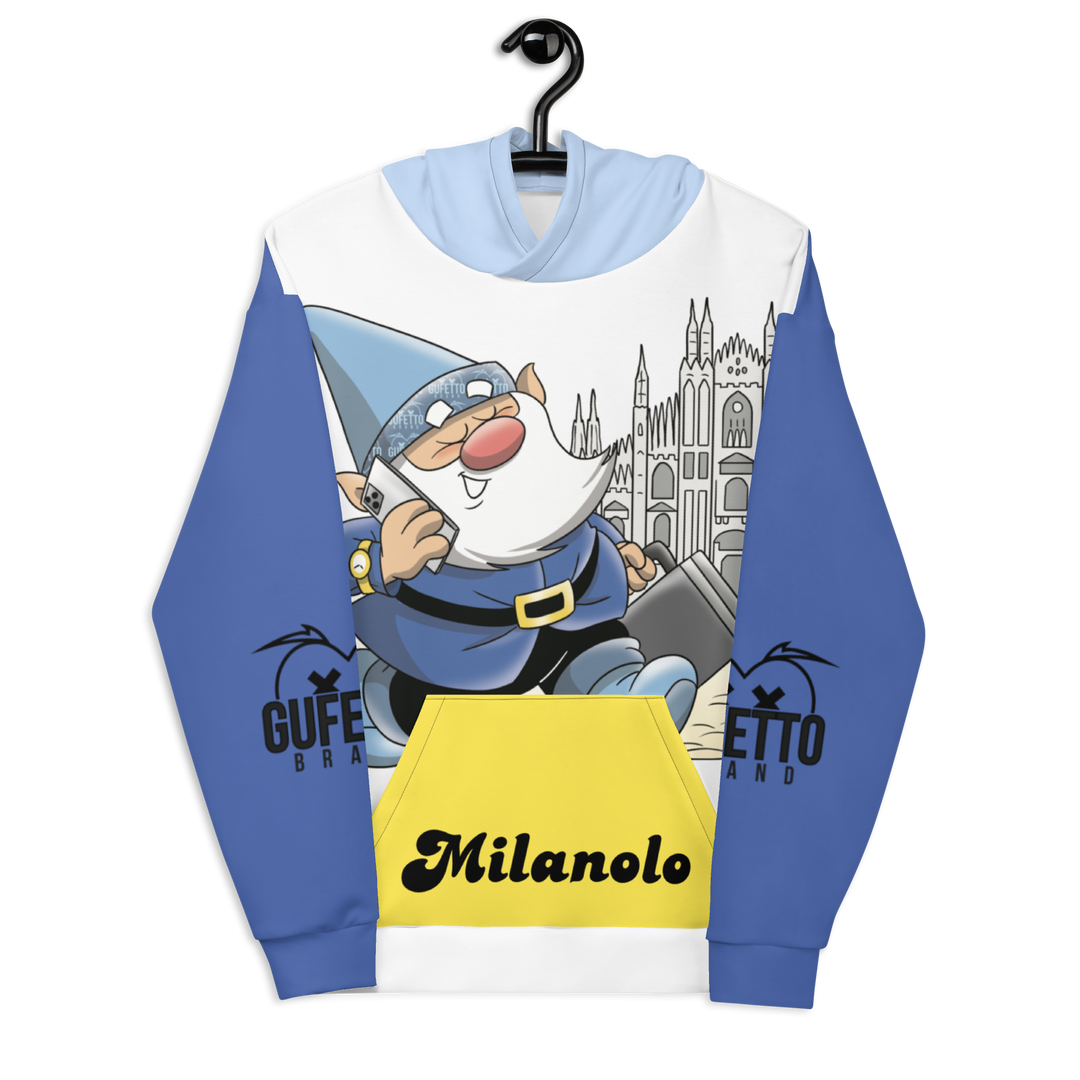 Felpa con cappuccio Uomo/Donna MILANOLO - Gufetto Brand 