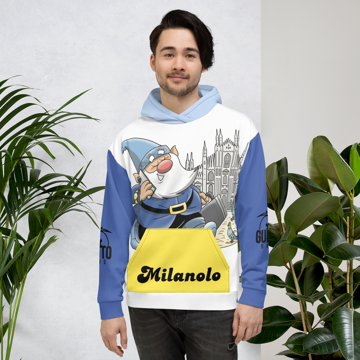Felpa con cappuccio Uomo/Donna MILANOLO - Gufetto Brand 