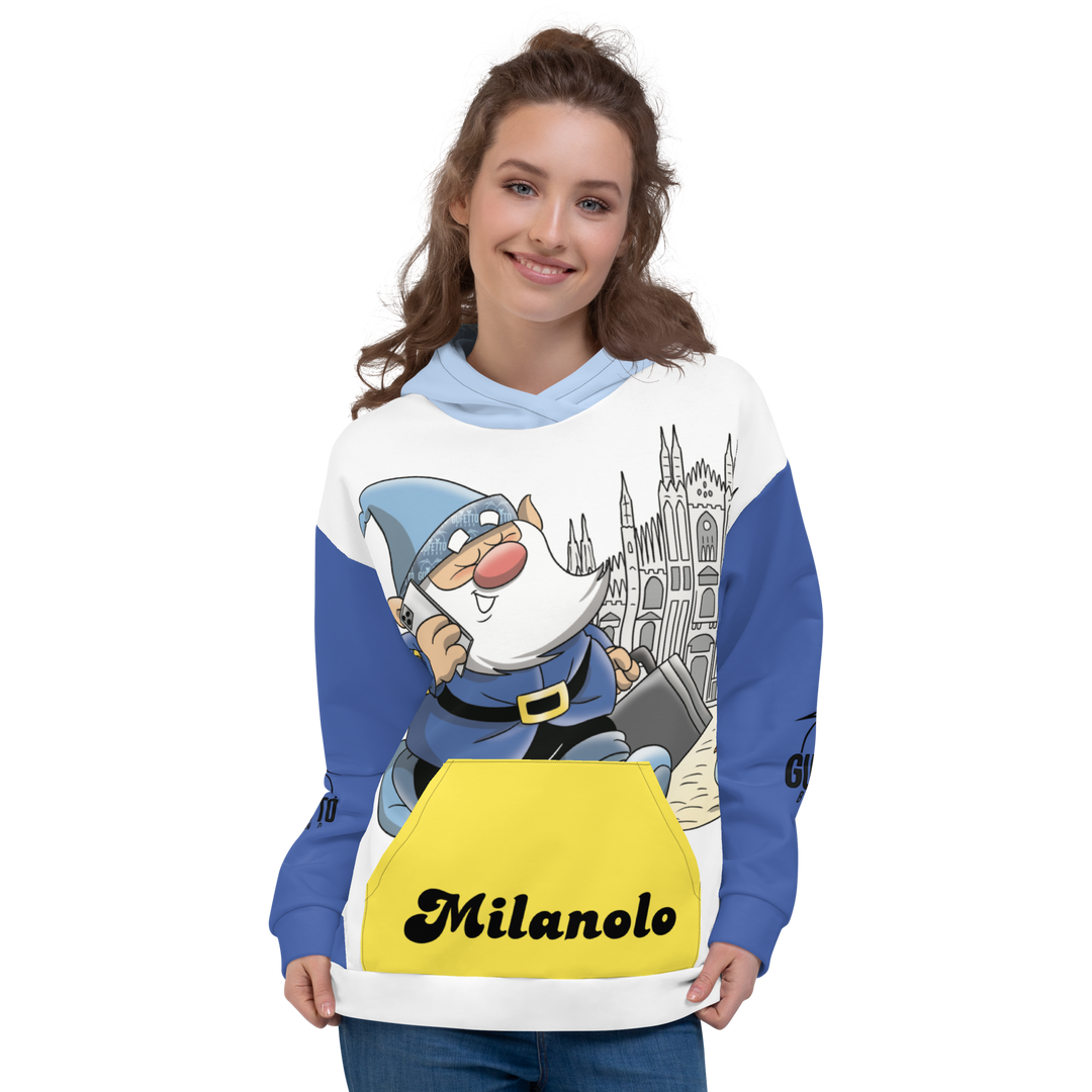Felpa con cappuccio Uomo/Donna MILANOLO - Gufetto Brand 