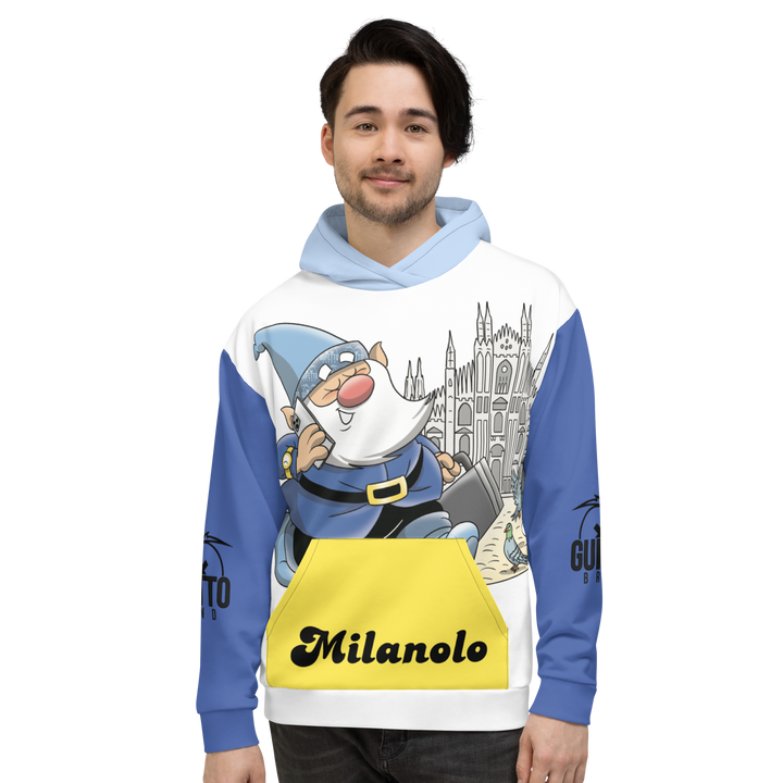Felpa con cappuccio Uomo/Donna MILANOLO - Gufetto Brand 