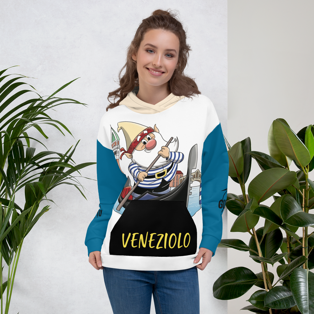 Felpa con cappuccio Uomo/Donna VENEZIOLO - Gufetto Brand 