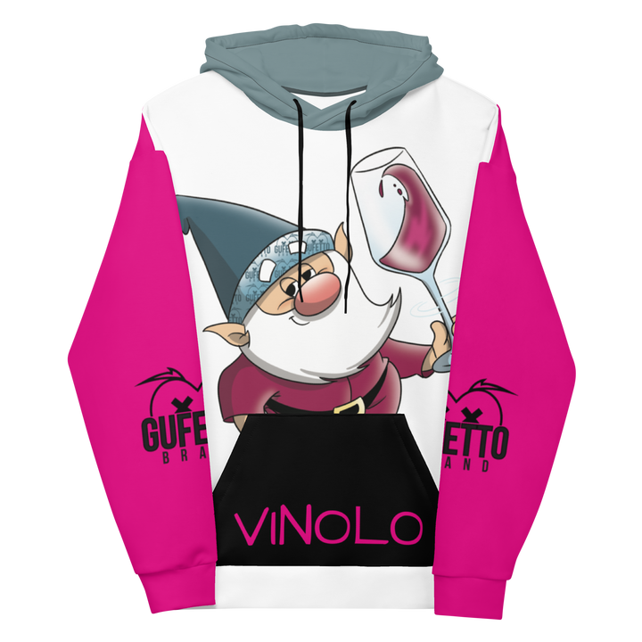 Felpa con cappuccio Unisex Uomo/Donna VINOLO - Gufetto Brand 