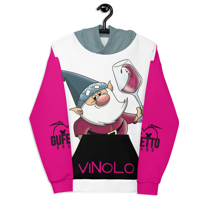 Felpa con cappuccio Unisex Uomo/Donna VINOLO - Gufetto Brand 