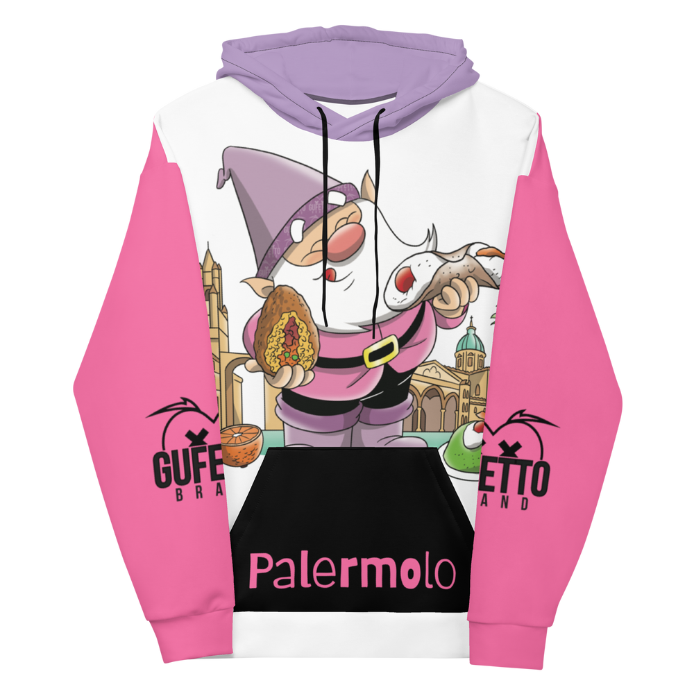 Felpa con cappuccio Unisex Uomo/Donna PALERMOLO - Gufetto Brand 
