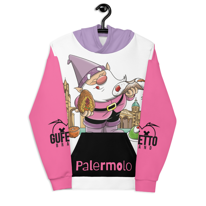 Felpa con cappuccio Unisex Uomo/Donna PALERMOLO - Gufetto Brand 