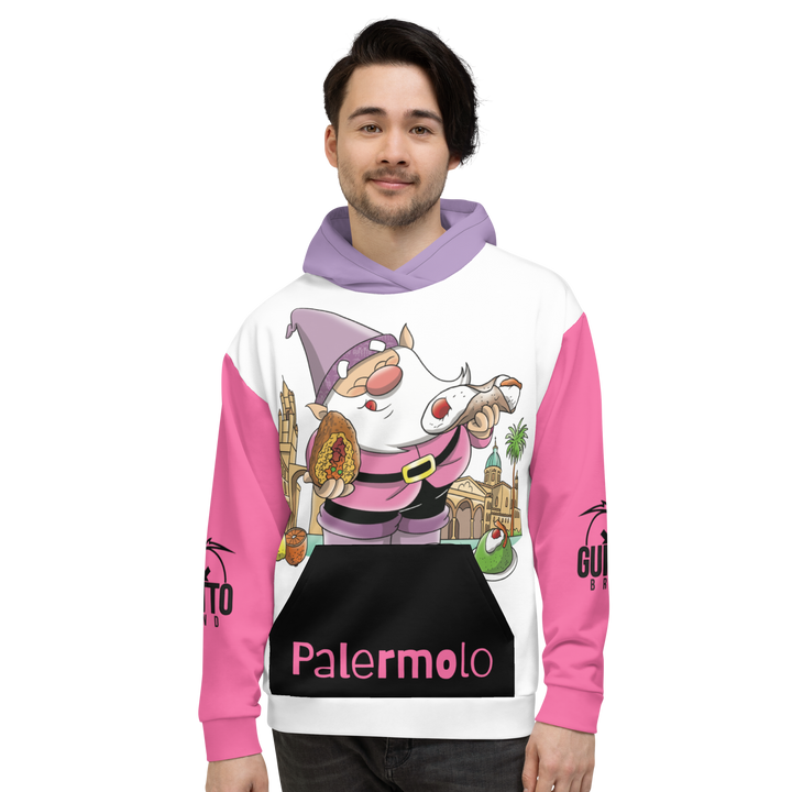 Felpa con cappuccio Unisex Uomo/Donna PALERMOLO - Gufetto Brand 