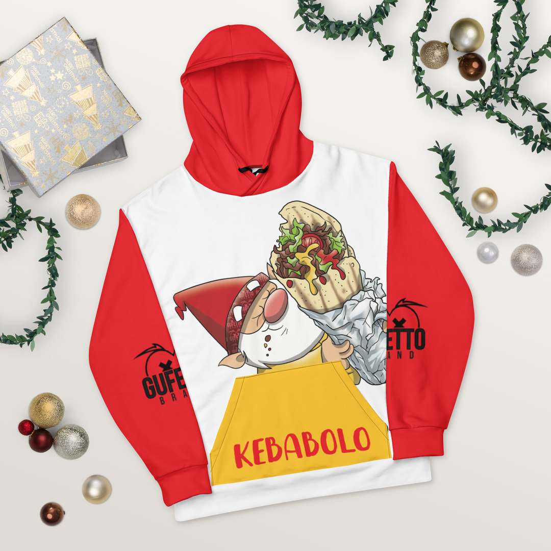 Felpa con cappuccio Uomo/Donna KEBABOLO - Gufetto Brand 