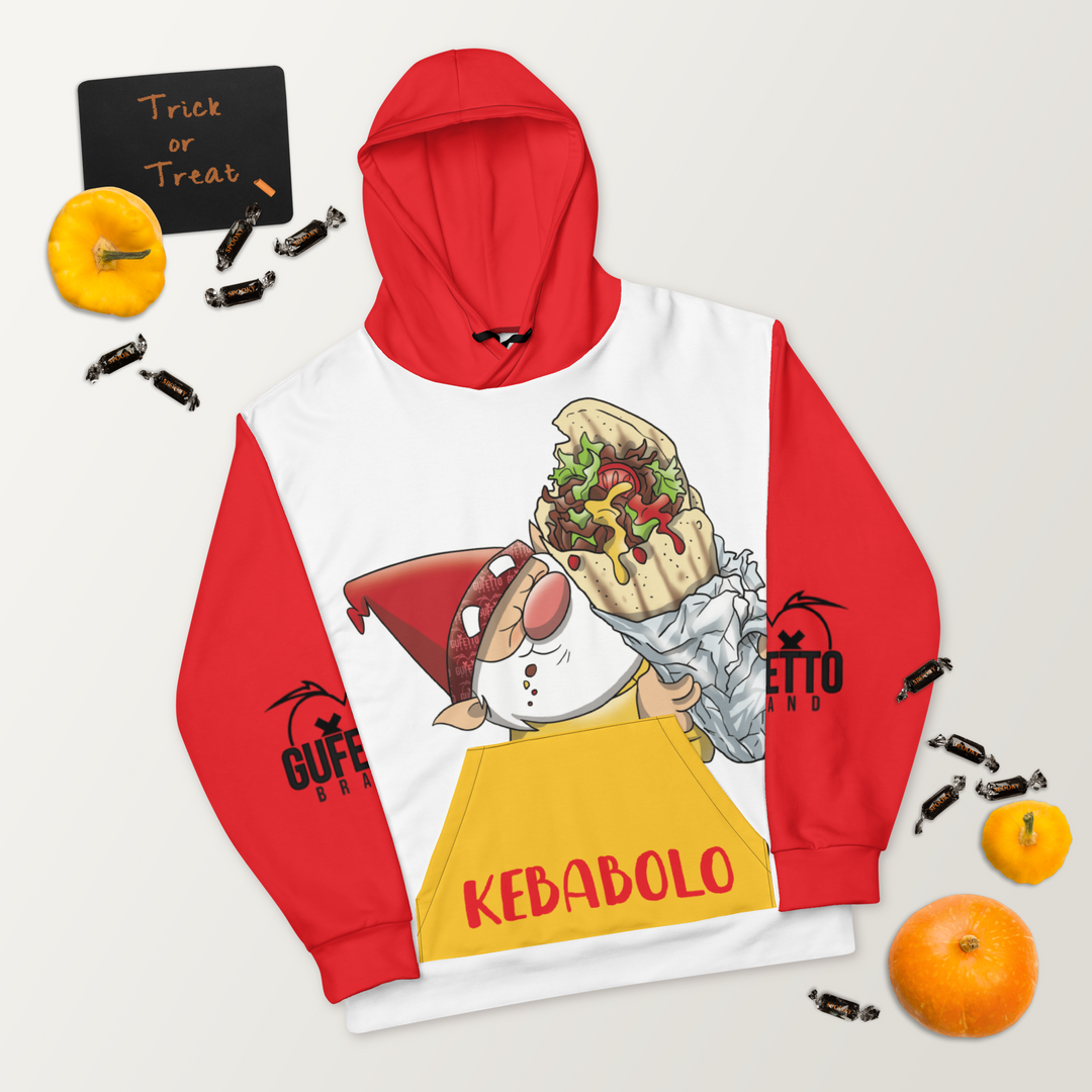 Felpa con cappuccio Uomo/Donna KEBABOLO - Gufetto Brand 
