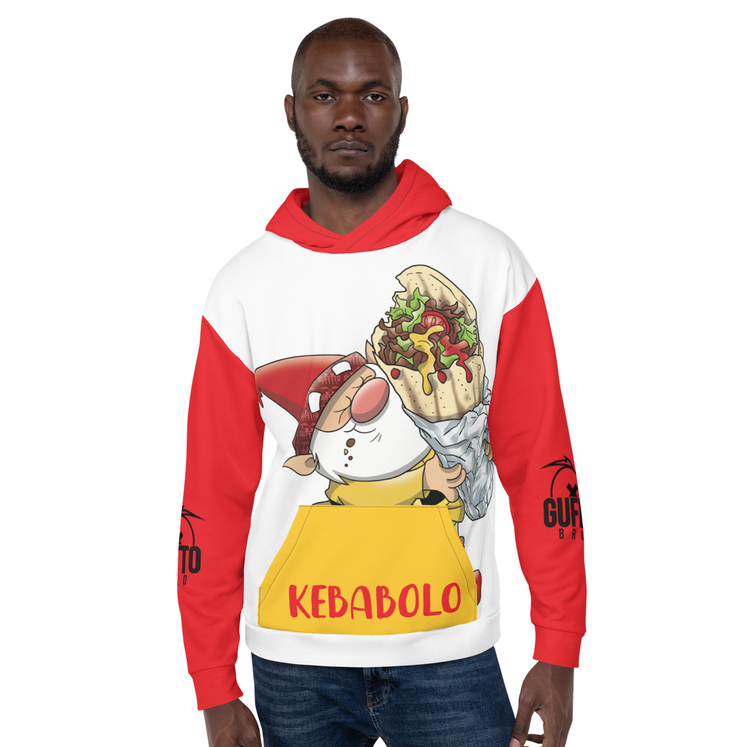 Felpa con cappuccio Uomo/Donna KEBABOLO - Gufetto Brand 