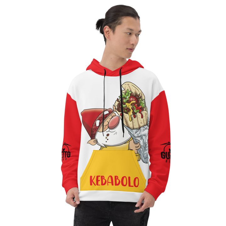 Felpa con cappuccio Uomo/Donna KEBABOLO - Gufetto Brand 