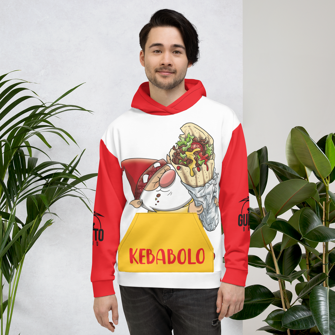 Felpa con cappuccio Uomo/Donna KEBABOLO - Gufetto Brand 