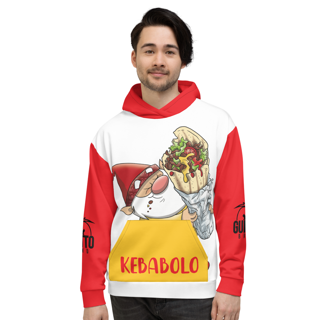 Felpa con cappuccio Uomo/Donna KEBABOLO - Gufetto Brand 