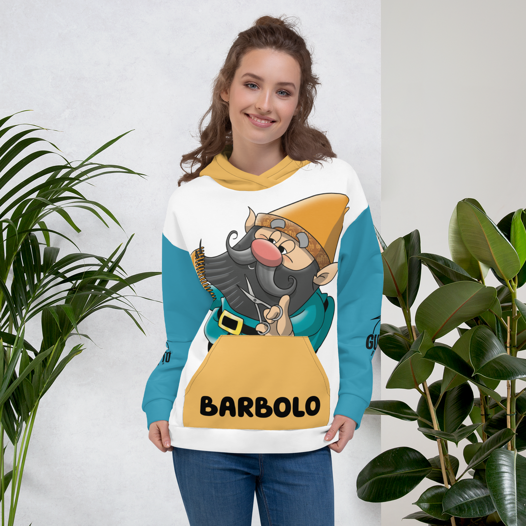 Felpa con cappuccio Uomo/Donna BARBOLO - Gufetto Brand 