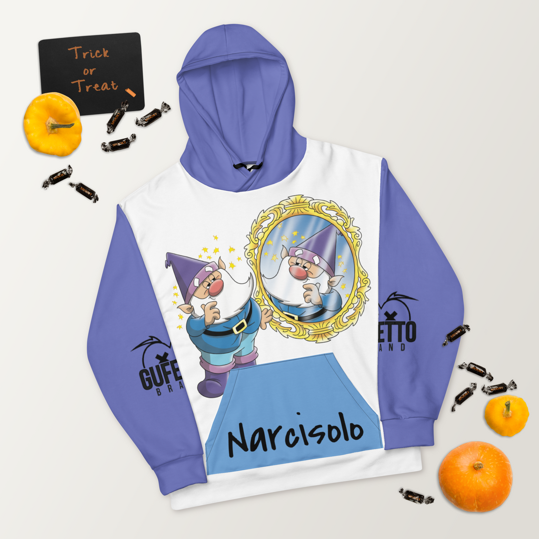 Felpa con cappuccio Uomo/Donna NARCISOLO - Gufetto Brand 