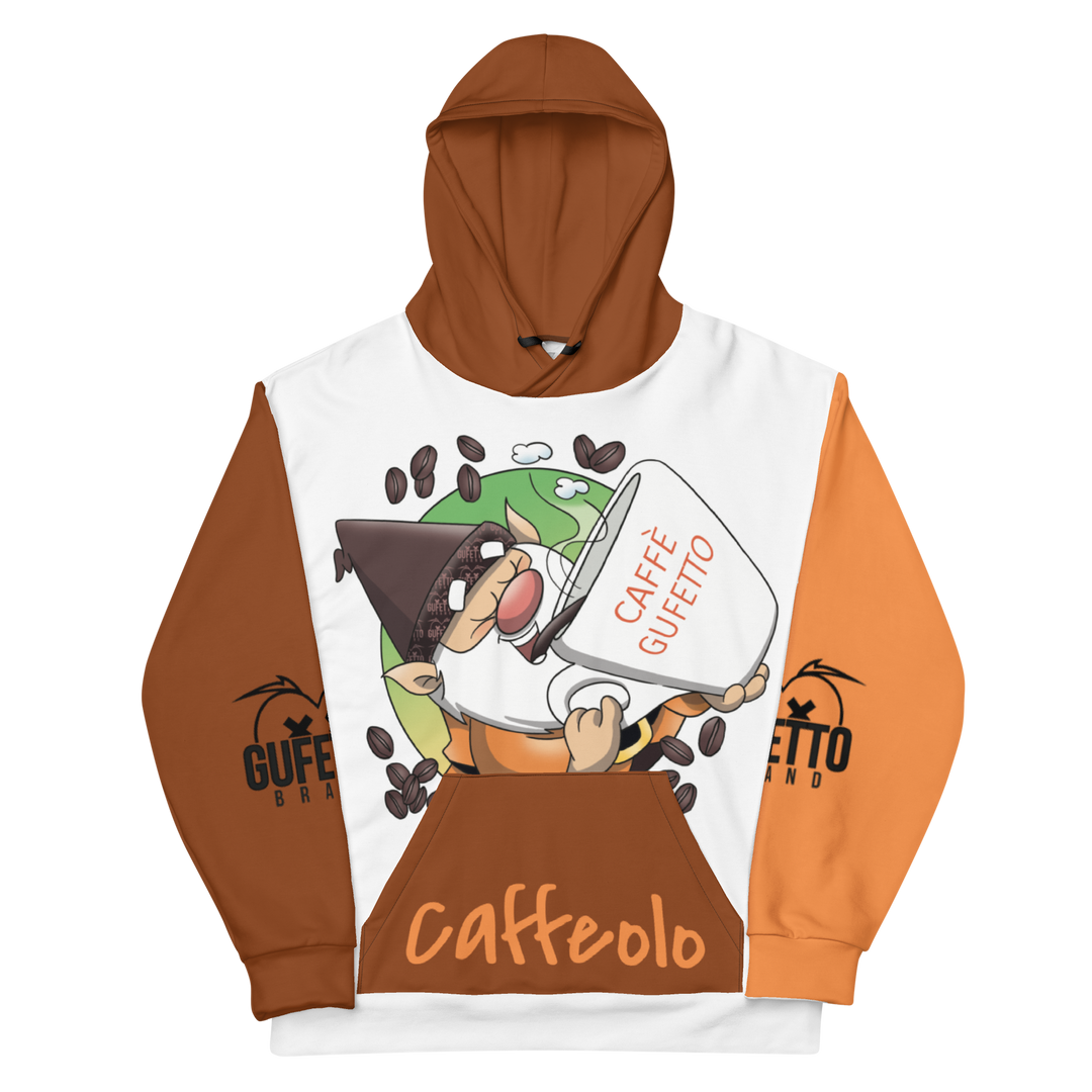 Felpa con cappuccio Uomo/Donna CAFFEOLO 2 - Gufetto Brand 