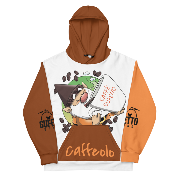 Felpa con cappuccio Uomo/Donna CAFFEOLO 2 - Gufetto Brand 