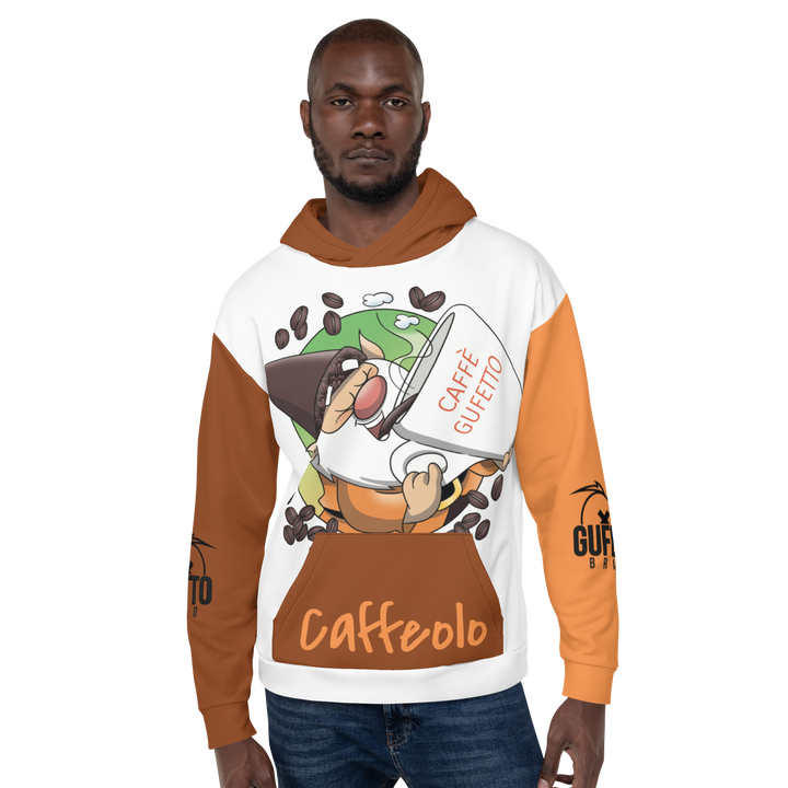 Felpa con cappuccio Uomo/Donna CAFFEOLO 2 - Gufetto Brand 
