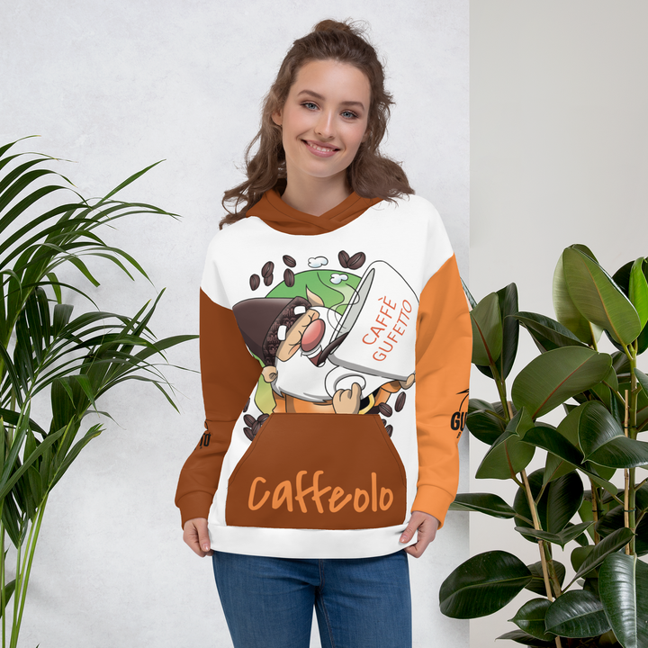 Felpa con cappuccio Uomo/Donna CAFFEOLO 2 - Gufetto Brand 