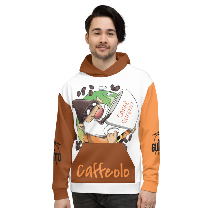 Felpa con cappuccio Uomo/Donna CAFFEOLO 2 - Gufetto Brand 