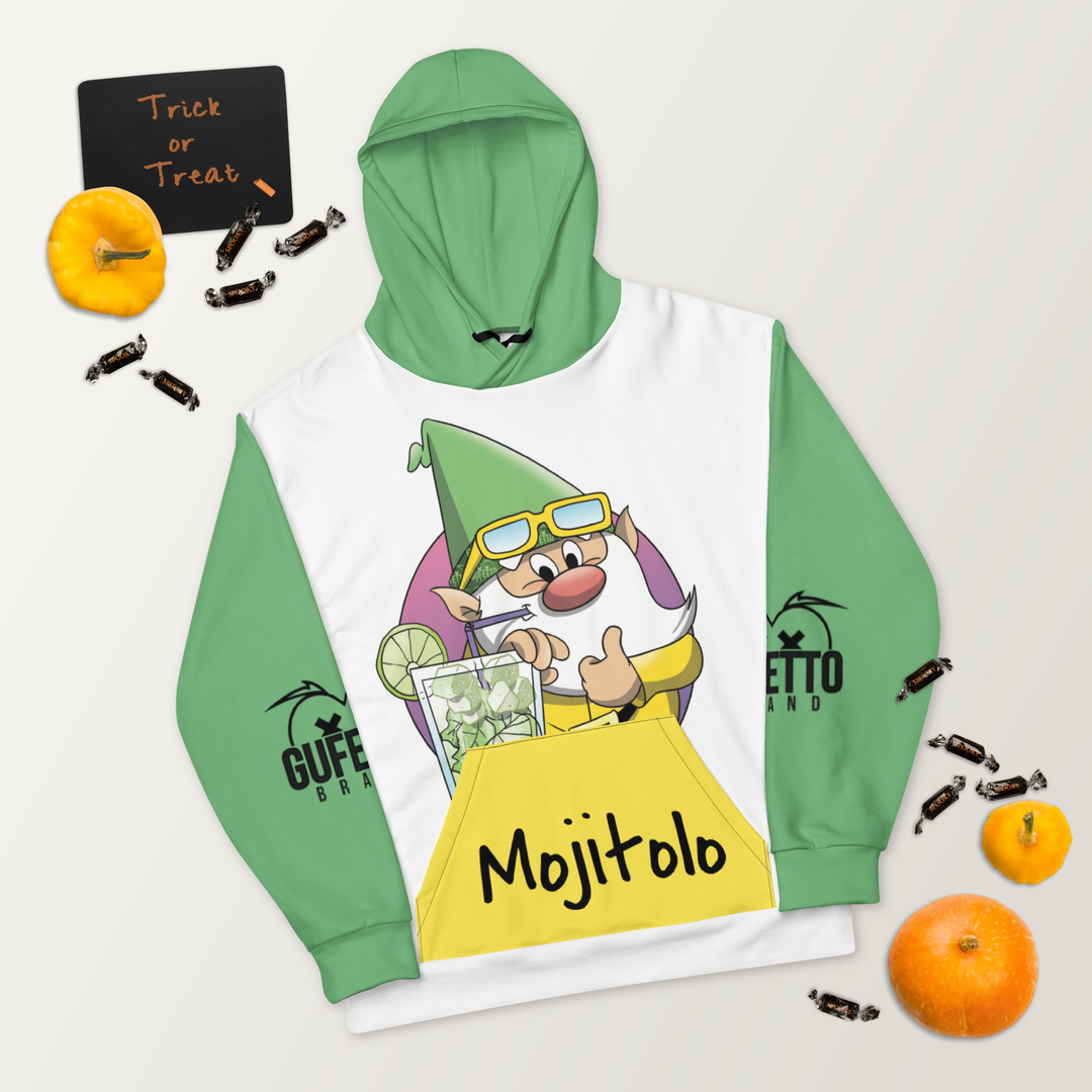 Felpa con cappuccio Uomo/Donna MOJITOLO 2 - Gufetto Brand 