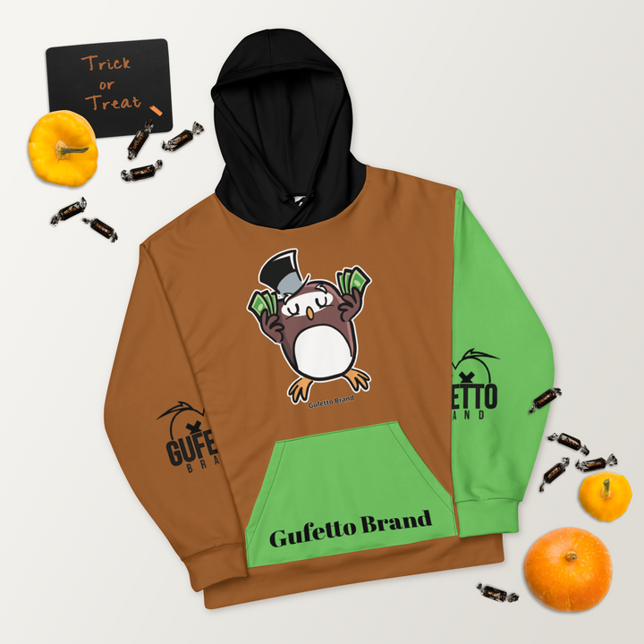 Felpa con cappuccio Uomo/Donna GUFETTO SOLDI - Gufetto Brand 
