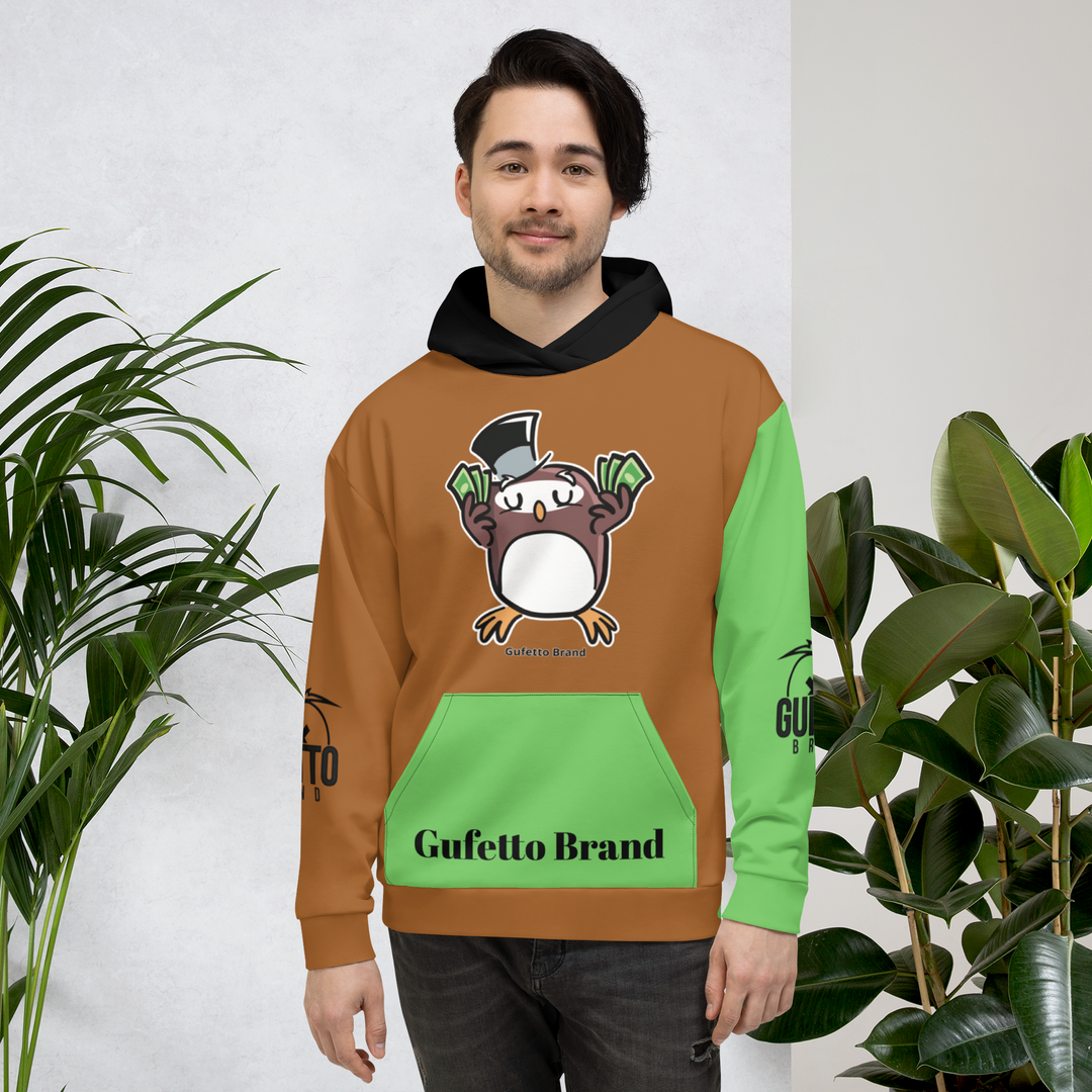 Felpa con cappuccio Uomo/Donna GUFETTO SOLDI - Gufetto Brand 