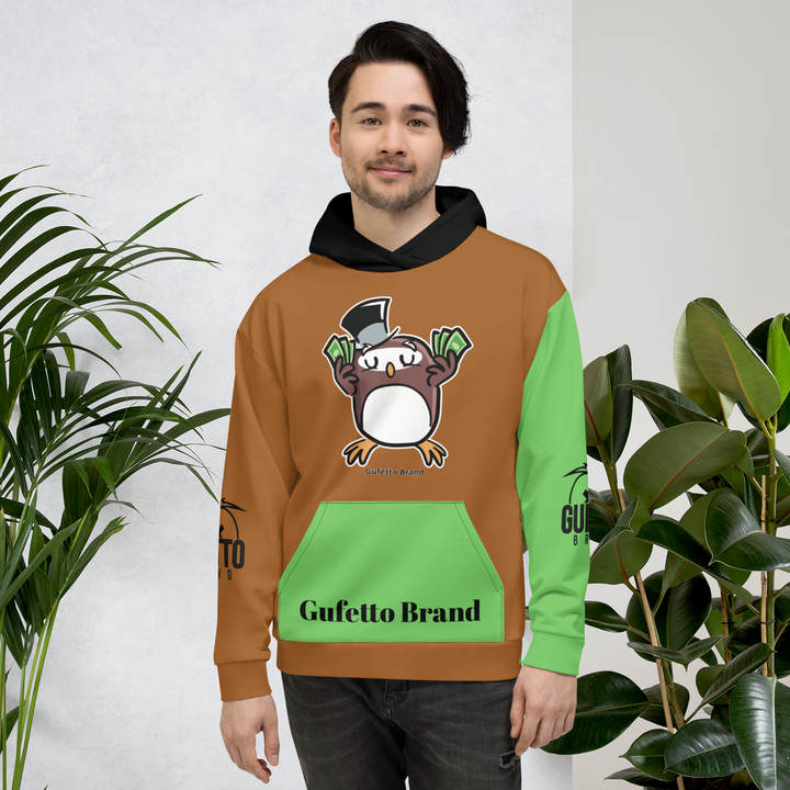 Felpa con cappuccio Uomo/Donna GUFETTO SOLDI - Gufetto Brand 